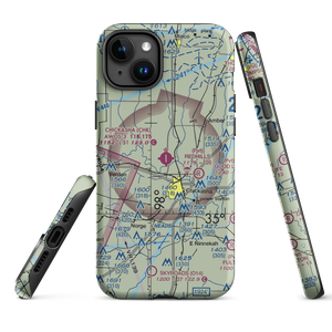 Chickasha Municipal Airport (CHK) VFR Sectional  Tough iPhone Case