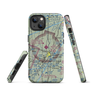 Chickasha Municipal Airport (CHK) VFR Sectional  Tough iPhone Case