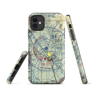 Chico Municipal Airport (CIC) VFR Sectional  Tough iPhone Case