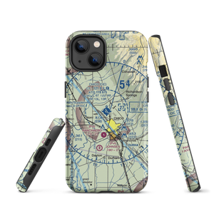 Chico Municipal Airport (CIC) VFR Sectional  Tough iPhone Case