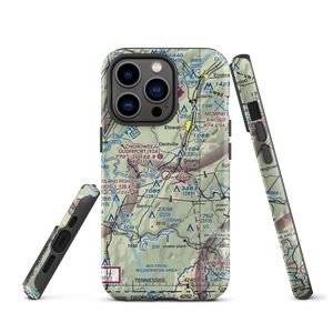 Chilhowee Gliderport (92A) VFR Sectional  Tough iPhone Case