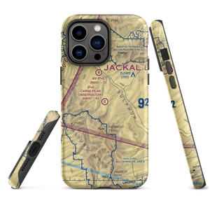 China Peak Observatory Airport (AZ45) VFR Sectional  Tough iPhone Case