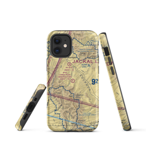 China Peak Observatory Airport (AZ45) VFR Sectional  Tough iPhone Case