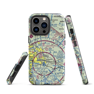 Christian's Airport (4VA8) VFR Sectional  Tough iPhone Case