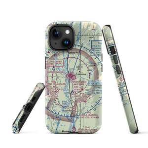 Christiansen Lake Seaplane Base (AK8) VFR Sectional  Tough iPhone Case