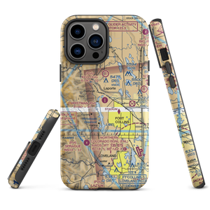 Christman Field (CO55) VFR Sectional  Tough iPhone Case