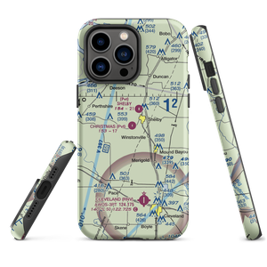 Christmas Airport (MS03) VFR Sectional  Tough iPhone Case