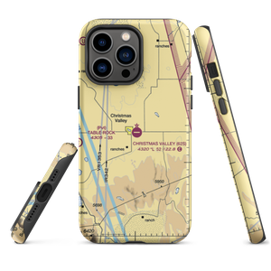 Christmas Valley Airport (62S) VFR Sectional  Tough iPhone Case