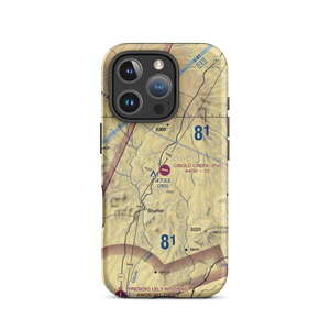 Cibolo Creek Ranch Airport (TS15) VFR Sectional  Tough iPhone Case