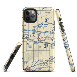 Cimarron Municipal Airport (8K8) VFR Sectional  Tough iPhone Case