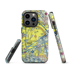 Cincinnati Blue Ash Airport (ISZ) VFR Sectional  Tough iPhone Case