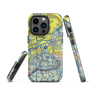 Cincinnati Municipal Airport Lunken Field (LUK) VFR Sectional  Tough iPhone Case