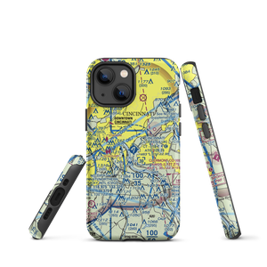 Cincinnati Municipal Airport Lunken Field (LUK) VFR Sectional  Tough iPhone Case