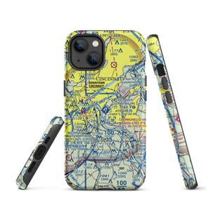 Cincinnati Municipal Airport Lunken Field (LUK) VFR Sectional  Tough iPhone Case