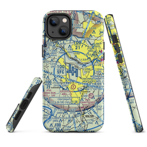 Cincinnati Northern Kentucky International Airport (CVG) VFR Sectional  Tough iPhone Case