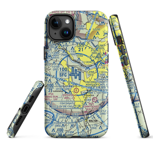 Cincinnati Northern Kentucky International Airport (CVG) VFR Sectional  Tough iPhone Case