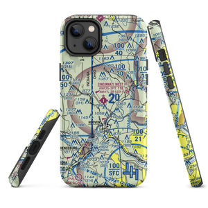 Cincinnati West Airport (I67) VFR Sectional  Tough iPhone Case