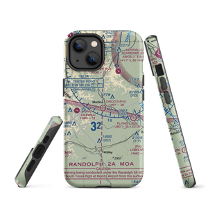 Cinco B Ranch Airport (87XS) VFR Sectional  Tough iPhone Case