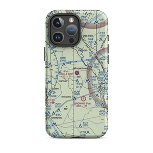 Circle Bar Ranch Airport (46MS) VFR Sectional  Tough iPhone Case