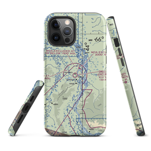 Circle City /New/ Airport (CRC) VFR Sectional  Tough iPhone Case