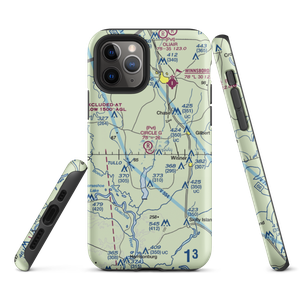 Circle G Airport (LS16) VFR Sectional  Tough iPhone Case