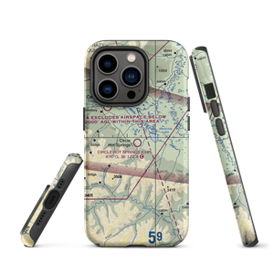 Circle Hot Springs Airport (CHP) VFR Sectional  Tough iPhone Case