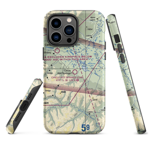 Circle Hot Springs Airport (CHP) VFR Sectional  Tough iPhone Case