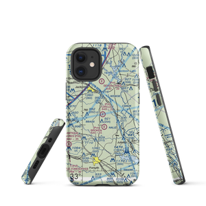 Circle T Airport (98GA) VFR Sectional  Tough iPhone Case