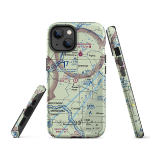 Circle T Airport (WS77) VFR Sectional  Tough iPhone Case