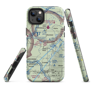 Circle T Airport (WS77) VFR Sectional  Tough iPhone Case