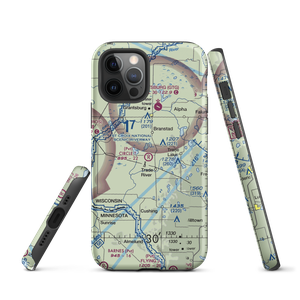 Circle T Airport (WS77) VFR Sectional  Tough iPhone Case