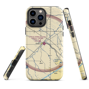 Circle Town County Airport (4U6) VFR Sectional  Tough iPhone Case