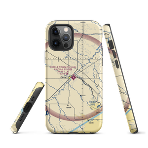 Circle Town County Airport (4U6) VFR Sectional  Tough iPhone Case