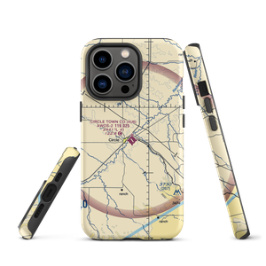 Circle Town County Airport (4U6) VFR Sectional  Tough iPhone Case