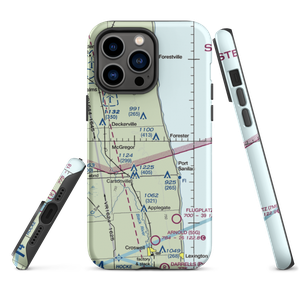 Circle U Heliport (2F2) VFR Sectional  Tough iPhone Case