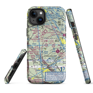 Circle W Airfield (PA72) VFR Sectional  Tough iPhone Case