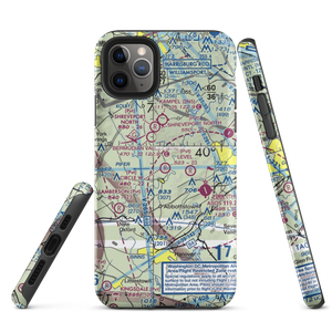 Circle W Airfield (PA72) VFR Sectional  Tough iPhone Case