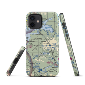 Circle Z Landing Strip (NA90) VFR Sectional  Tough iPhone Case