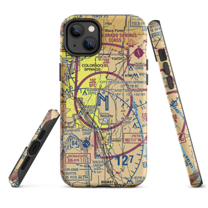 City of Colorado Springs Municipal Airport (COS) VFR Sectional  Tough iPhone Case
