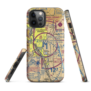 City of Colorado Springs Municipal Airport (COS) VFR Sectional  Tough iPhone Case