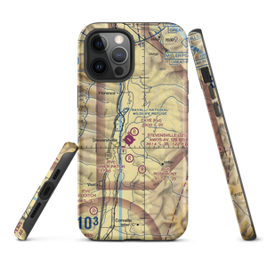 Ckye Field (MT32) VFR Sectional  Tough iPhone Case