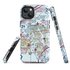 Clam Harbor Airport (WA35) VFR Sectional  Tough iPhone Case