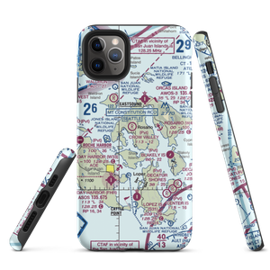Clam Harbor Airport (WA35) VFR Sectional  Tough iPhone Case