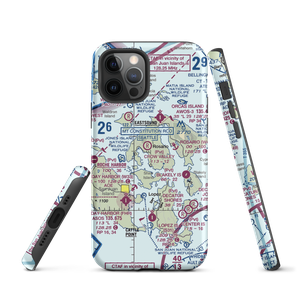 Clam Harbor Airport (WA35) VFR Sectional  Tough iPhone Case