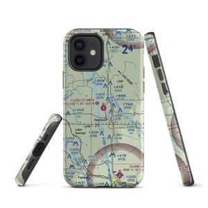 Clare County Airport (80D) VFR Sectional  Tough iPhone Case
