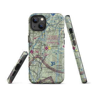 Claremont Municipal Airport (CNH) VFR Sectional  Tough iPhone Case