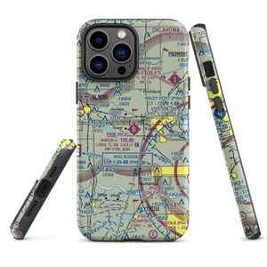 Clarence E Page Municipal Airport (RCE) VFR Sectional  Tough iPhone Case