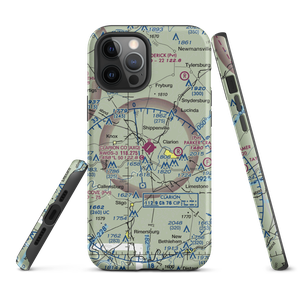 Clarion County Airport (AXQ) VFR Sectional  Tough iPhone Case