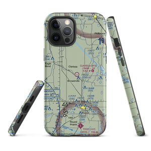 Clarissa Municipal Airport (8Y5) VFR Sectional  Tough iPhone Case