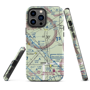 Clark Airport (19IN) VFR Sectional  Tough iPhone Case